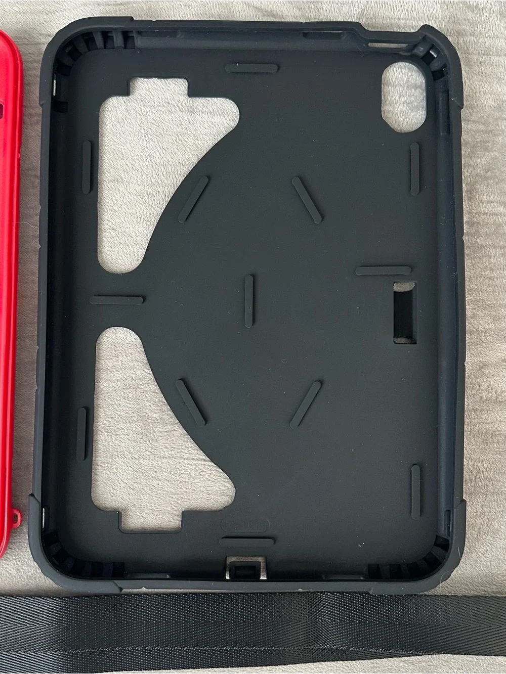 iPad 11th Gen 11”/ iPad 10th Gen 10.9” Shock Proof Red & Black Tablet Case